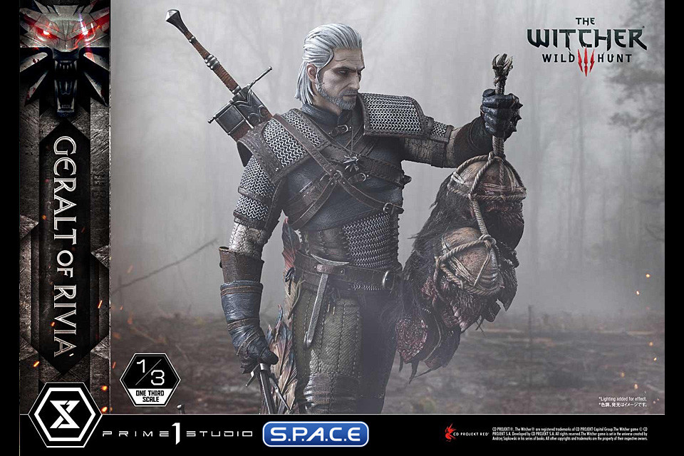 1/3 Scale Geralt of Rivia Museum Masterline Statue (The Witcher 3: Wild Hunt)