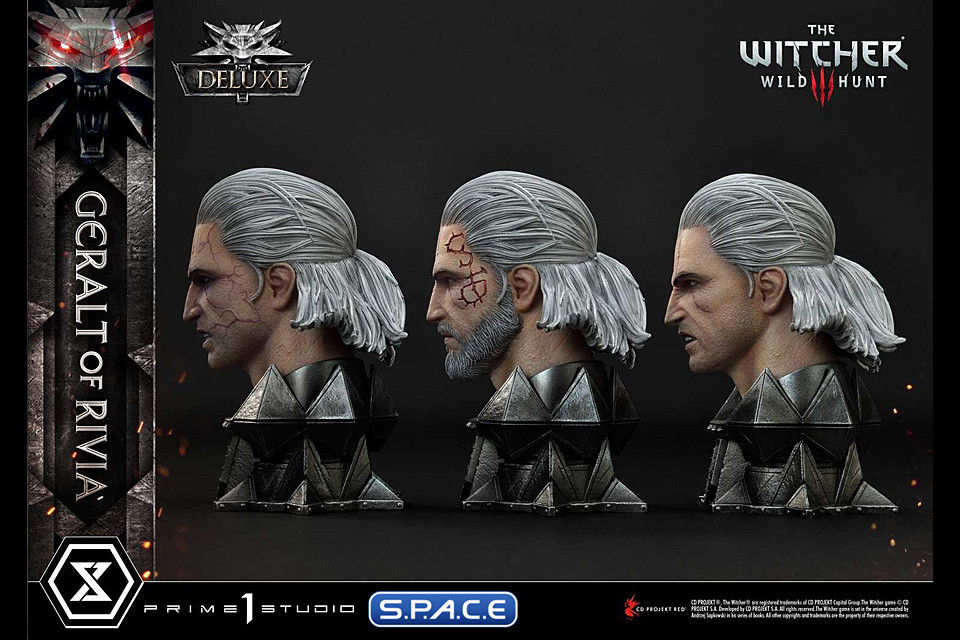 1/3 Scale Geralt of Rivia Deluxe Version Museum Masterline Statue (The Witcher 3: Wild Hunt)