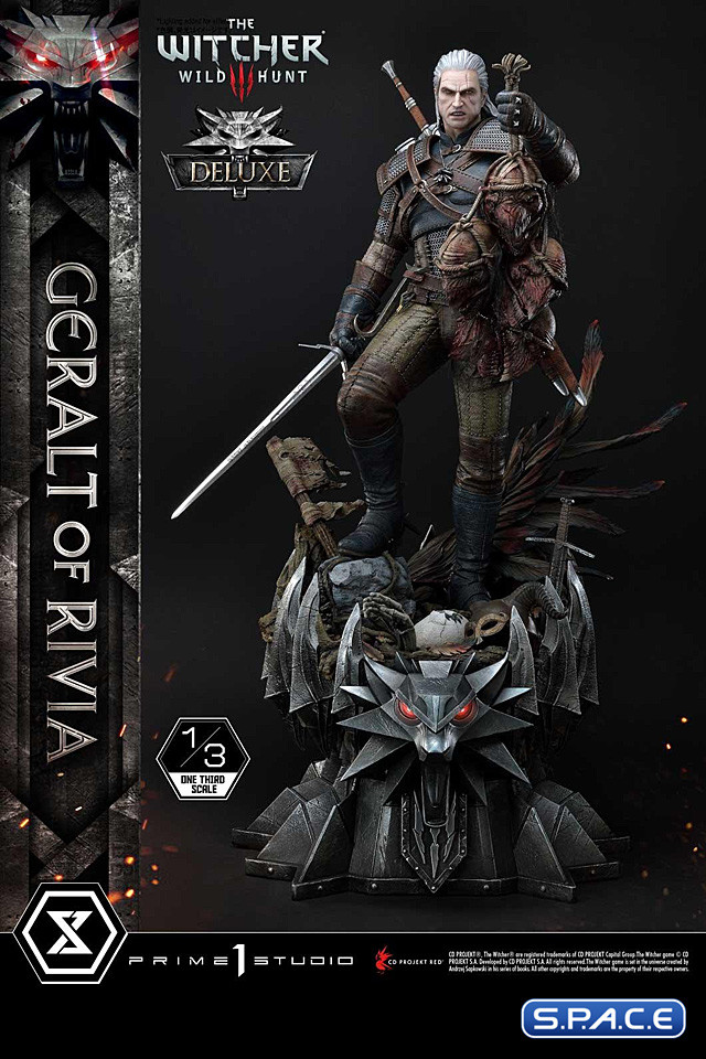 1/3 Scale Geralt of Rivia Deluxe Version Museum Masterline Statue (The Witcher 3: Wild Hunt)