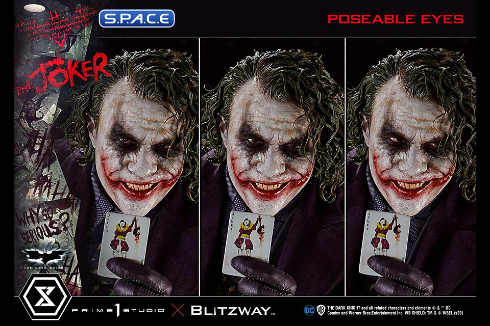 1/3 Scale The Joker Museum Masterline Statue - Bonus Version (Batman - The Dark Knight)