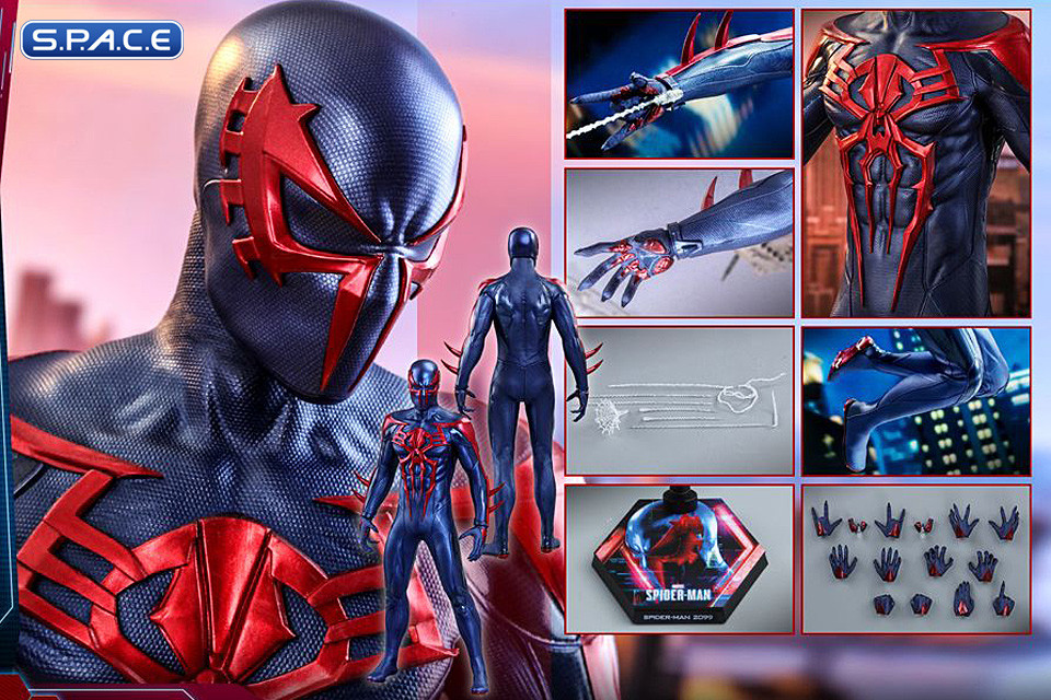 1/6 Scale Spider-Man 2099 Black Suit Videogame Masterpiece VGM42 Toy Fairs 2020 Exclusive (Marvels Spider-Man)