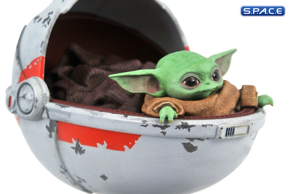 The Child in Hover Pram Milestones Statue (The Mandalorian)