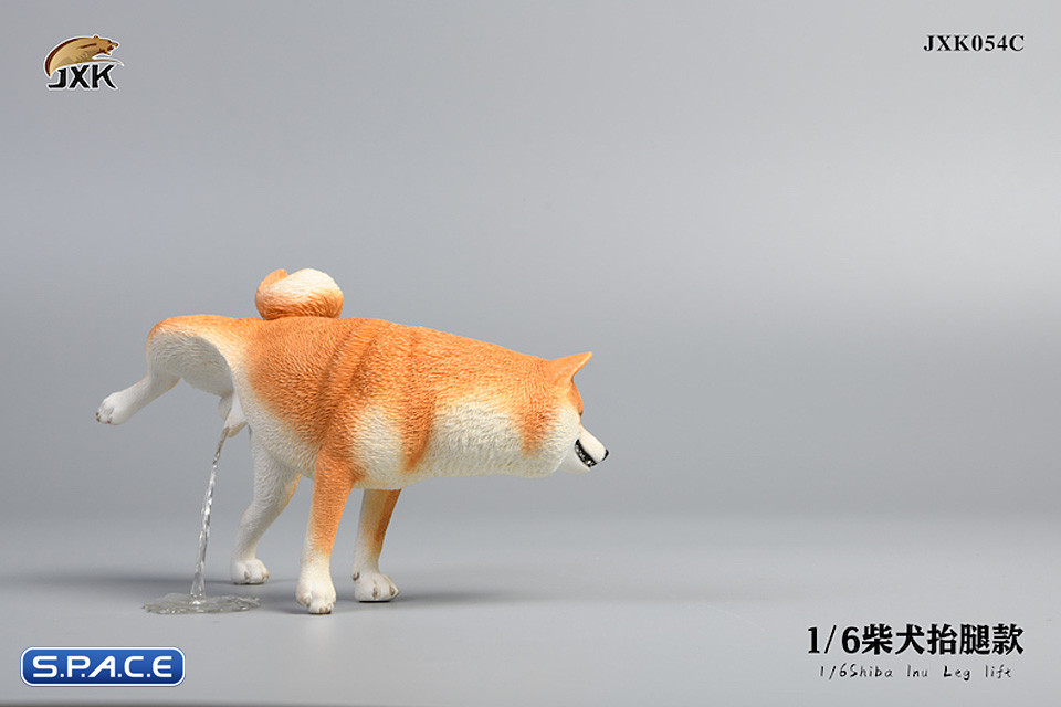 1/6 Scale Shiba Inu leg lift (brown)