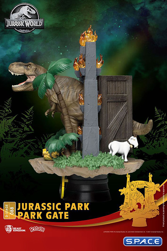 Jurassic Park Gate Diorama Stage 088 (Jurassic Park)