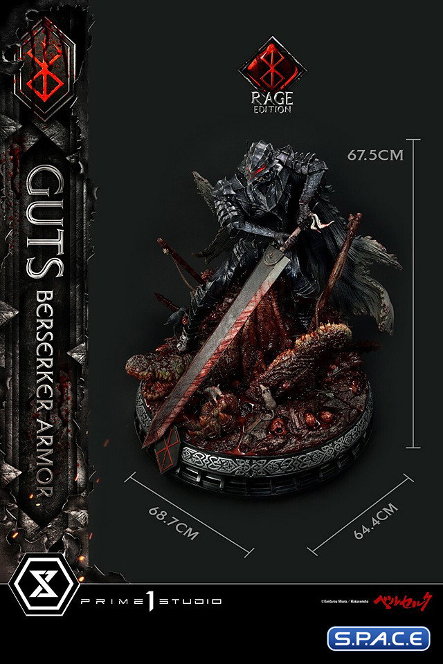 1/4 Scale Guts Berserker Armor Rage Edition Ultimate Premium Masterline Statue (Berserk)