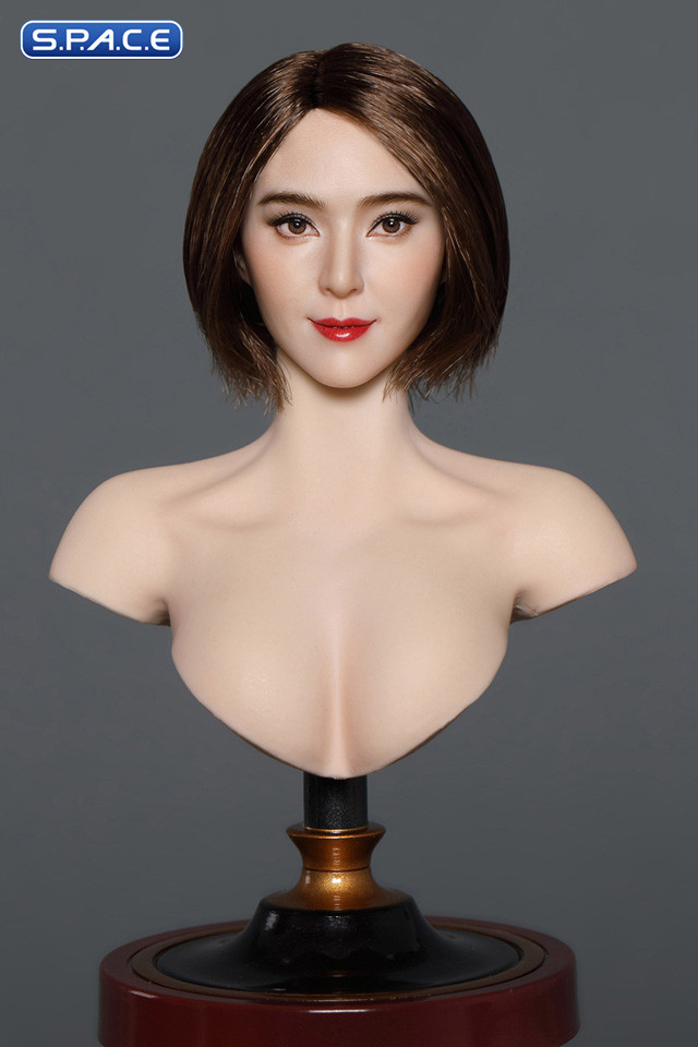 1/6 Scale Kyoko Head Sculpt (short brown hair)