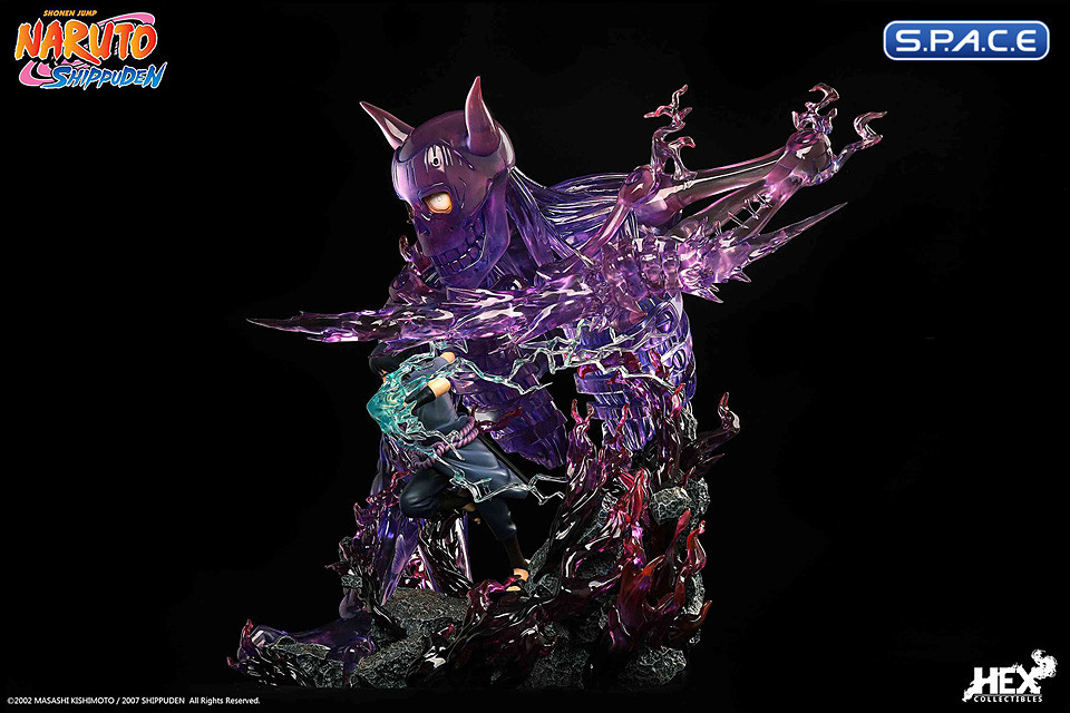 1/8 Scale Sasuke Uchiha Statue (Naruto Shippuden)