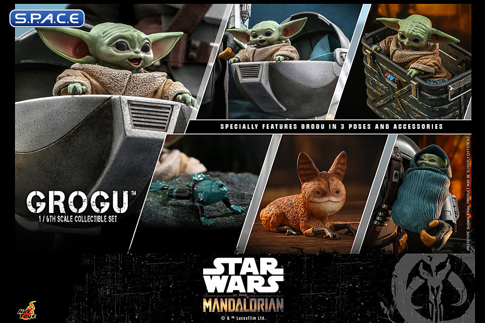 1/6 Scale Grogu TV Masterpiece Set TMS043 (The Mandalorian)