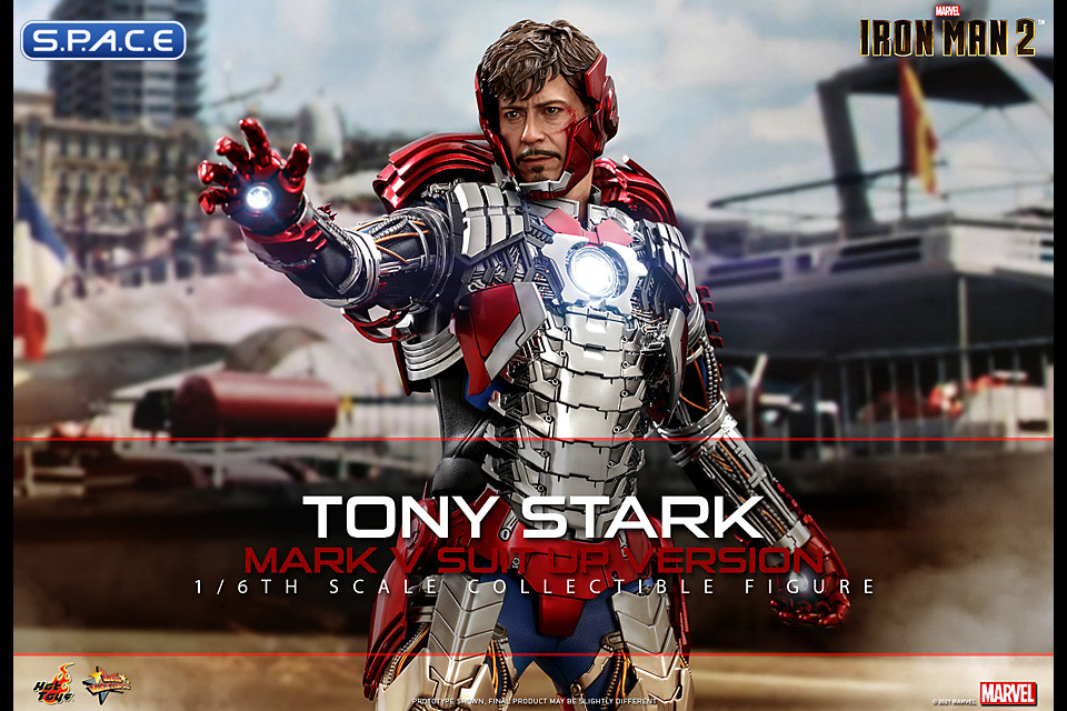 1/6 Scale Tony Stark Mark V Suit Up Version Movie Masterpiece MMS599 (Iron Man 2)
