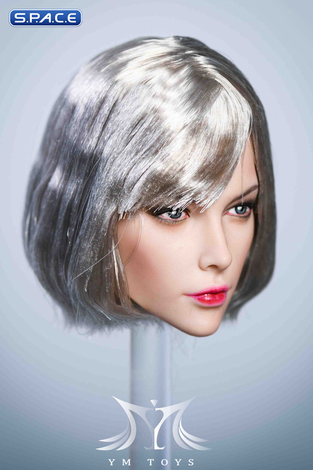 1/6 Scale Valerie Head Sculpt (short silver Hair)