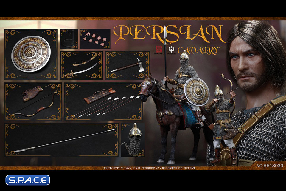 1/6 Scale Imperial Persian Cavalry with Horse