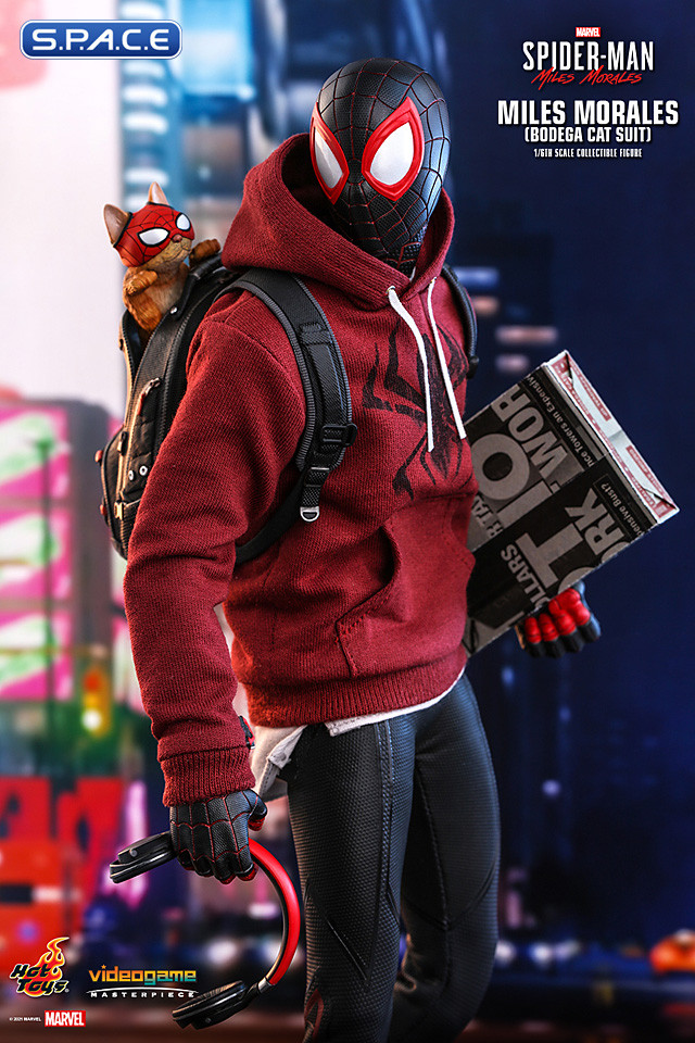 1/6 Scale Miles Morales Bodega Cat Suit Videogame Masterpiece VGM50