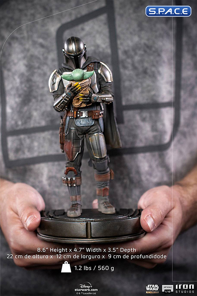 1/10 Scale Mandalorian & Grogu Art Scale Statue (The Mandalorian)