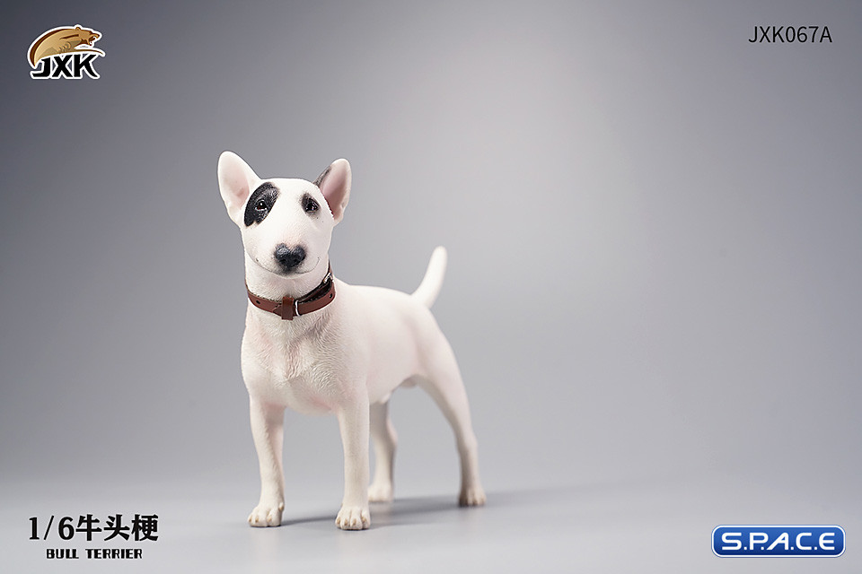 1/6 Scale Bull Terrier (black/white)