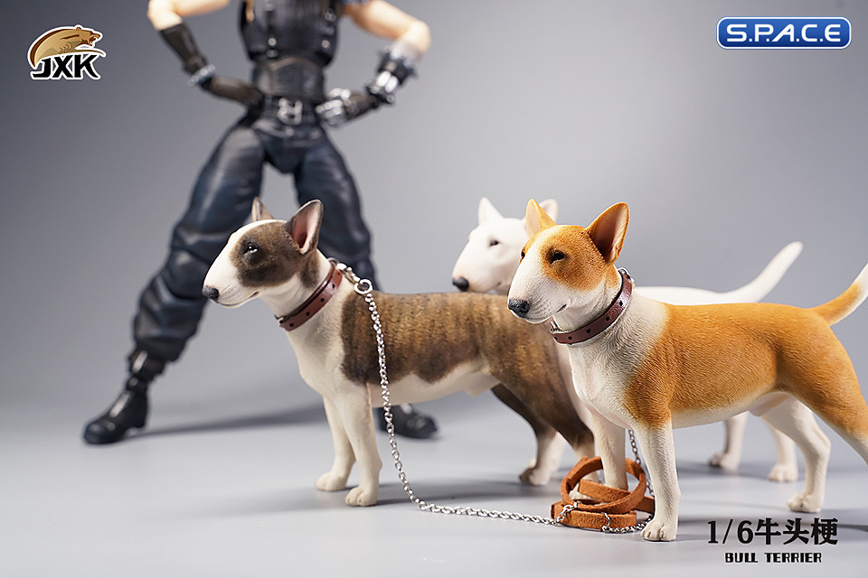 1/6 Scale Bull Terrier (brown)