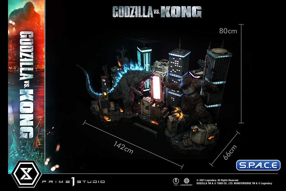 Godzilla vs. Kong Final Battle Ultimate Diorama Masterline Statue (Godzilla vs. Kong)