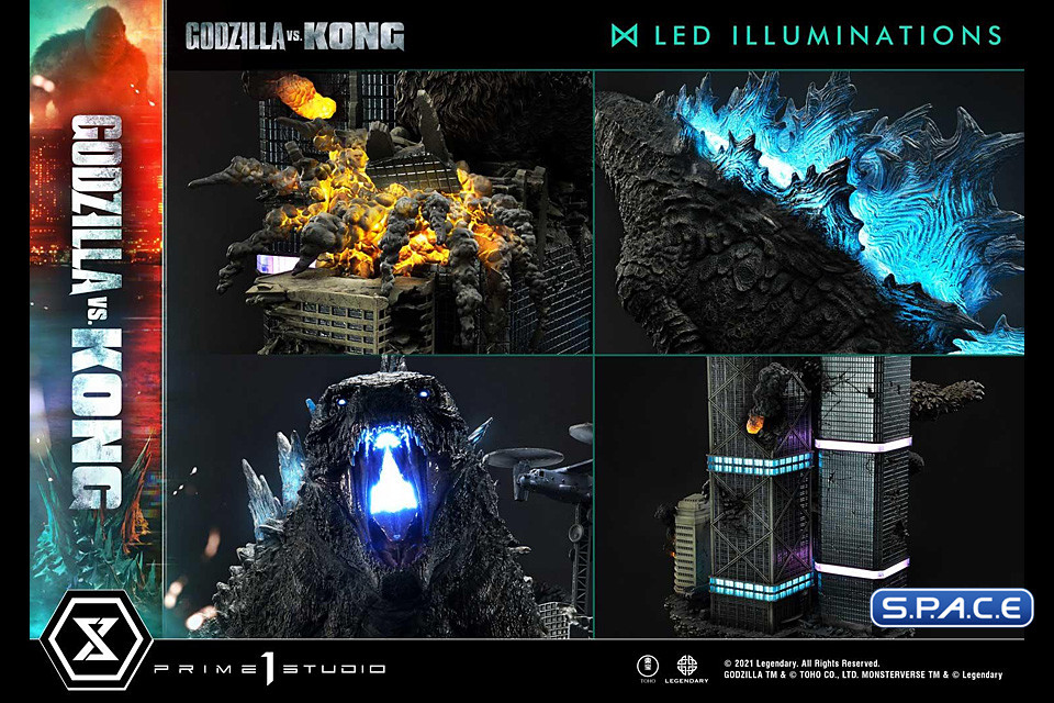 Godzilla vs. Kong Final Battle Ultimate Diorama Masterline Statue (Godzilla vs. Kong)