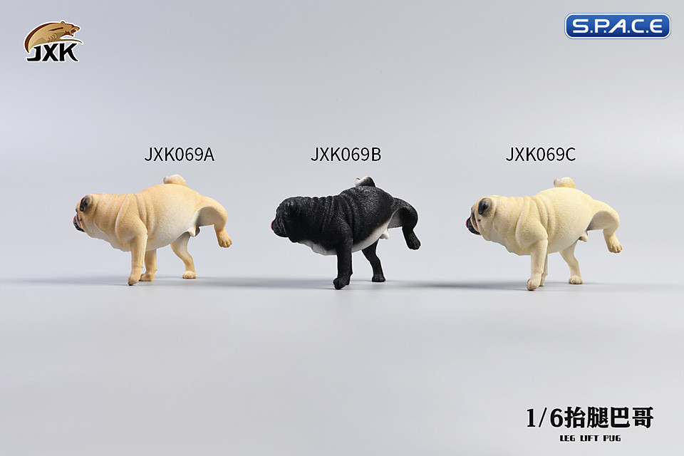 1/6 Scale Pug leg lift (black)