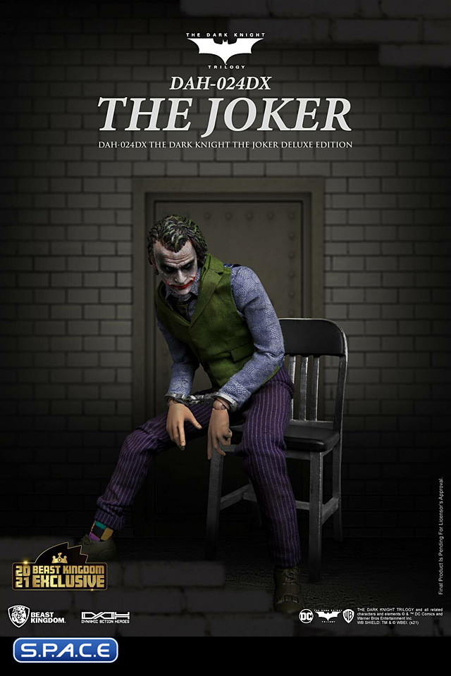 The Joker Dynamic 8ction Heroes - Deluxe Version (Batman - The Dark Knight)