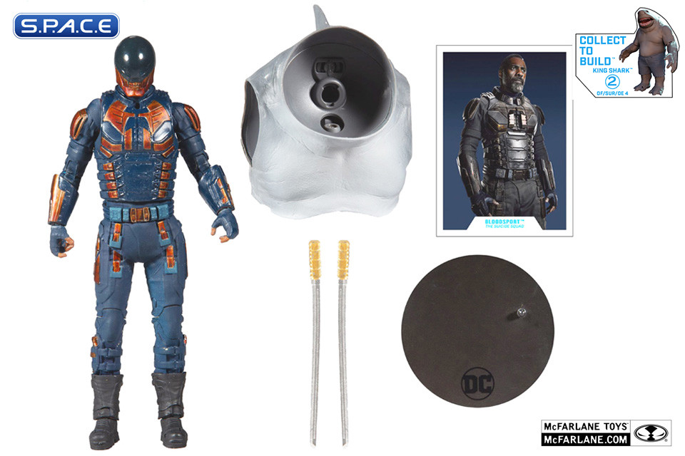 Bloodsport from The Suicide Squad BAF (DC Multiverse)