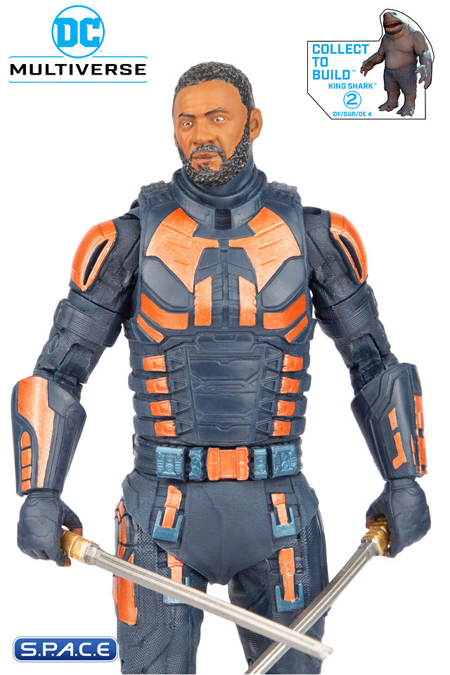 Bloodsport Unmasked from The Suicide Squad BAF (DC Multiverse)