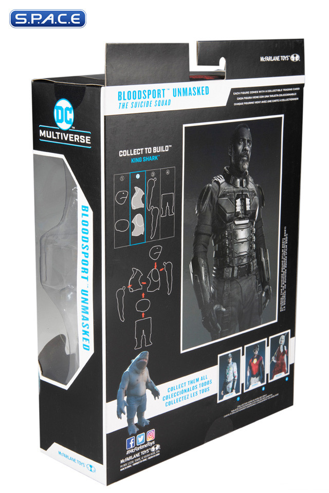 Bloodsport Unmasked from The Suicide Squad BAF (DC Multiverse)