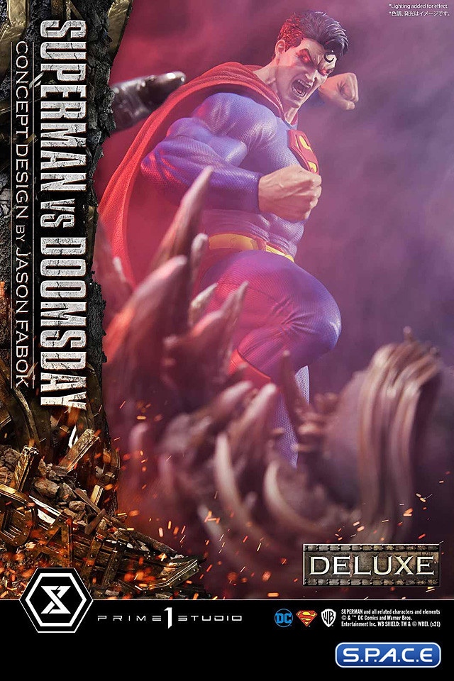 1/3 Scale Superman vs. Doomsday Concept by Jason Fabok Deluxe Ultimate Museum Masterline Statue - Bonus Version (DC Comics)