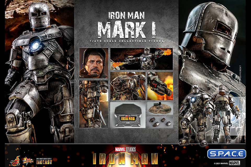 1/6 Scale Iron Man Mark I Movie Masterpiece MMS605D40 (Iron Man)