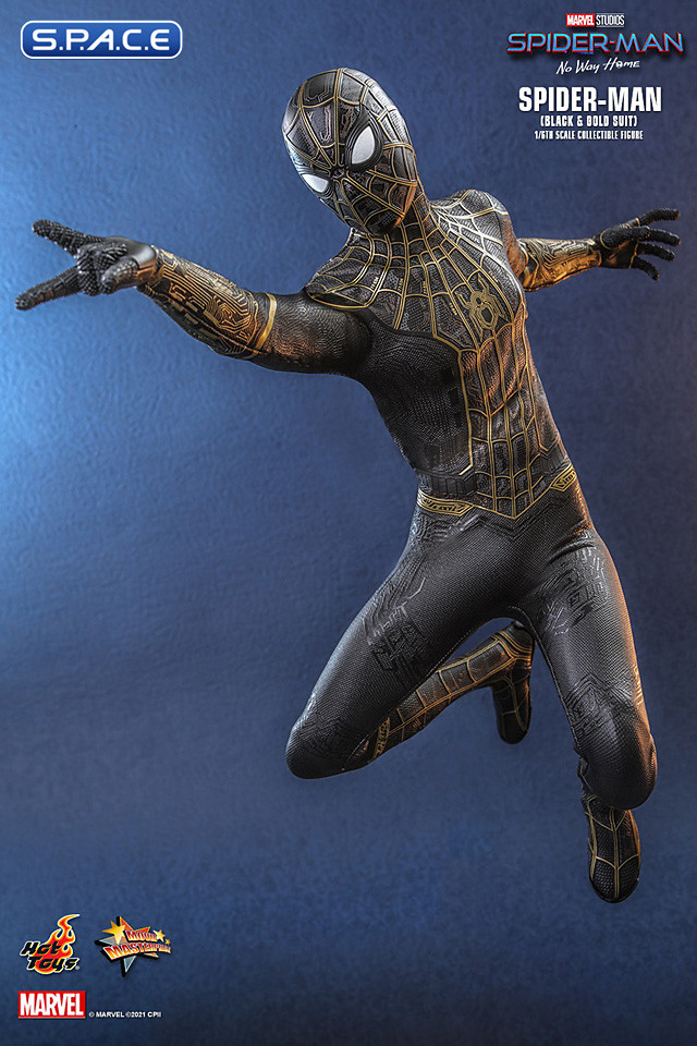 1/6 Scale Spider-Man Black & Gold Suit Movie Masterpiece MMS604 (Spider-Man: No Way Home)