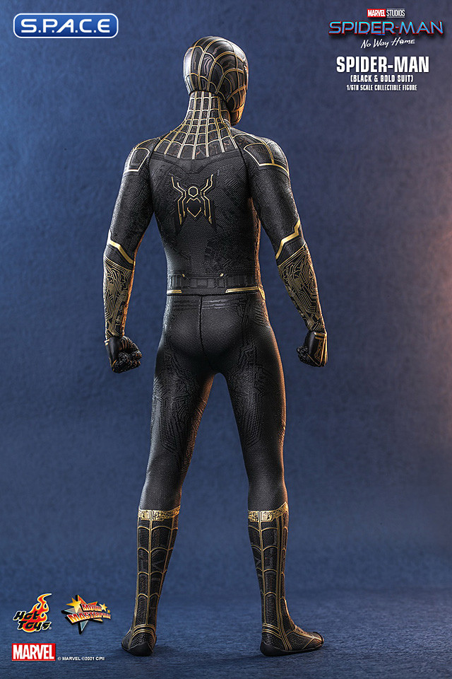 1/6 Scale Spider-Man Black & Gold Suit Movie Masterpiece MMS604 (Spider-Man: No Way Home)