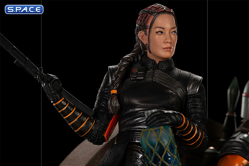 1/10 Scale Boba Fett & Fennec Shand on Throne Deluxe Art Scale Statue (The Mandalorian)