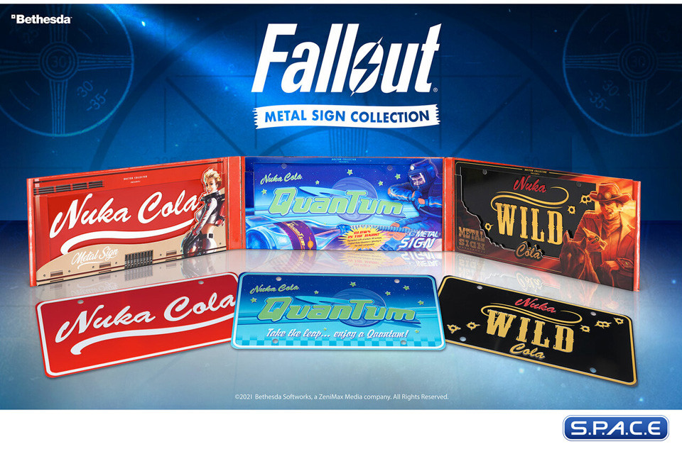 Nuka Cola Metal Sign Collection (Fallout)