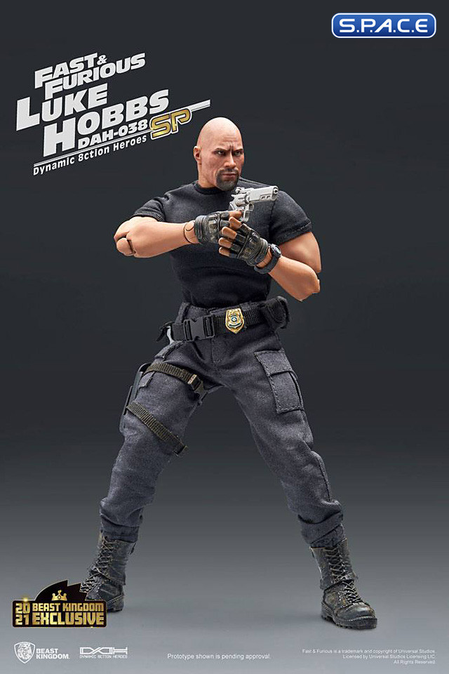 Luke Hobbs Dynamic 8ction Heroes Beast Kingdom Exclusive (Fast & Furious)