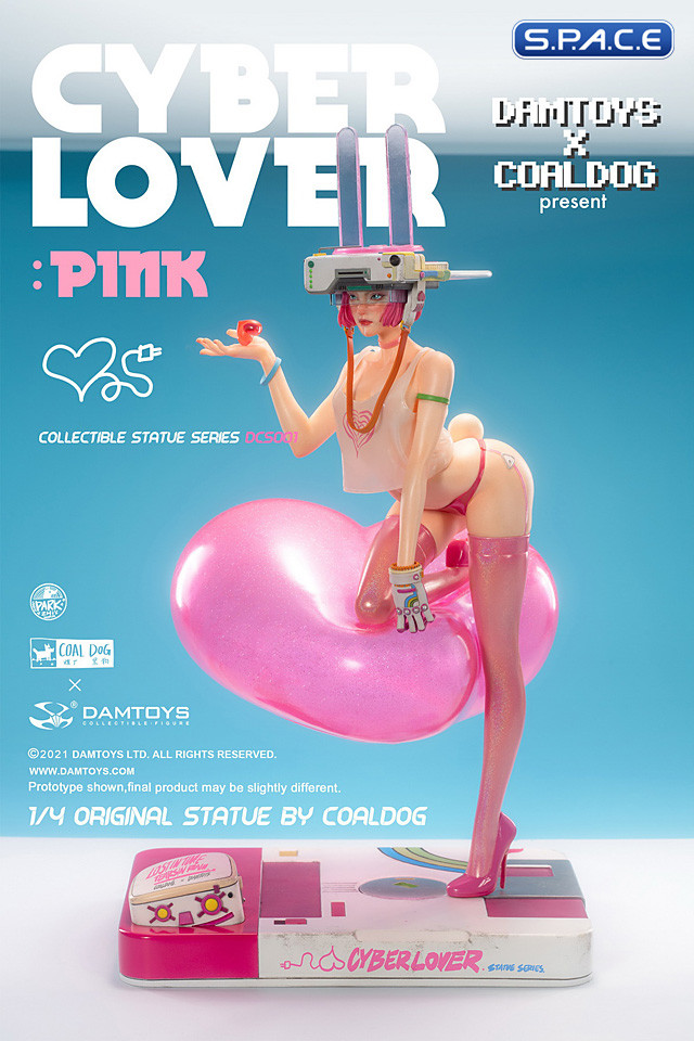 1/4 Scale Cyber Lover: Pink Statue (Coaldog Series)
