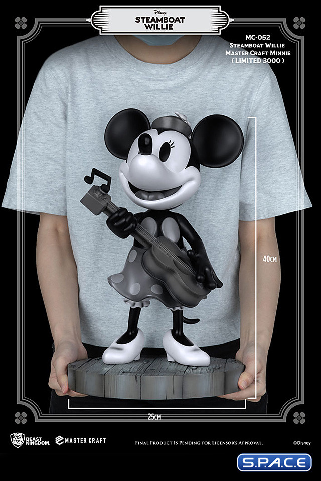 Minnie Master Craft Statue (Steamboat Willie)