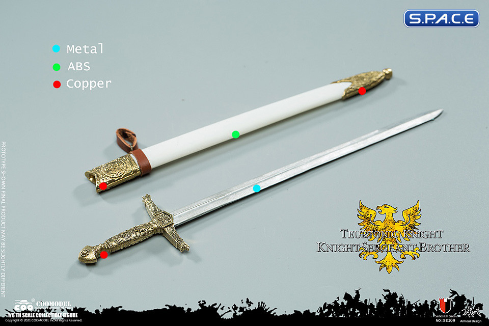 1/6 Scale Teutonic Knight Sergeant Brother (Series of Empires)