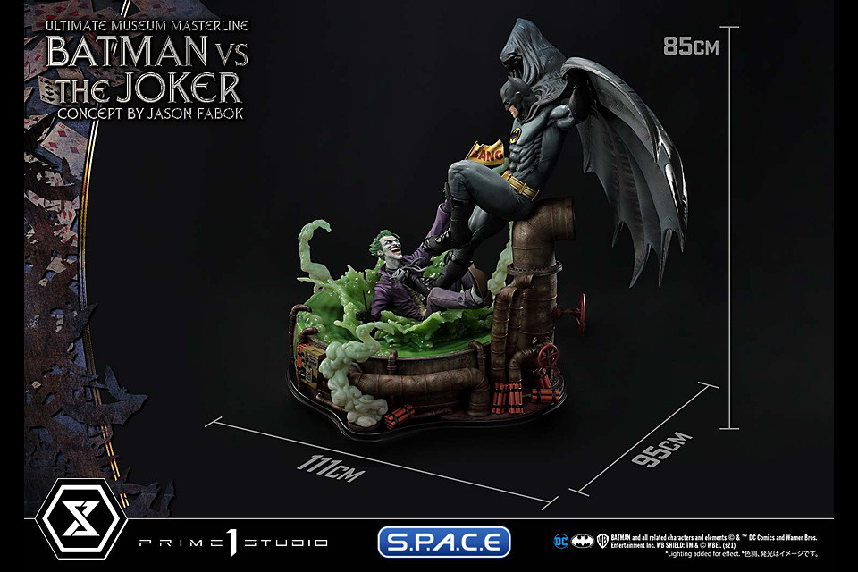 1/3 Scale Batman vs. The Joker �Concept by Jason Fabok� Ultimate Museum Masterline Statue (DC Comics)