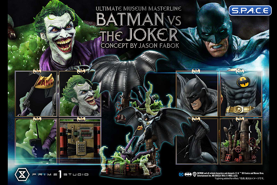 1/3 Scale Batman vs. The Joker �Concept by Jason Fabok� Ultimate Museum Masterline Statue (DC Comics)