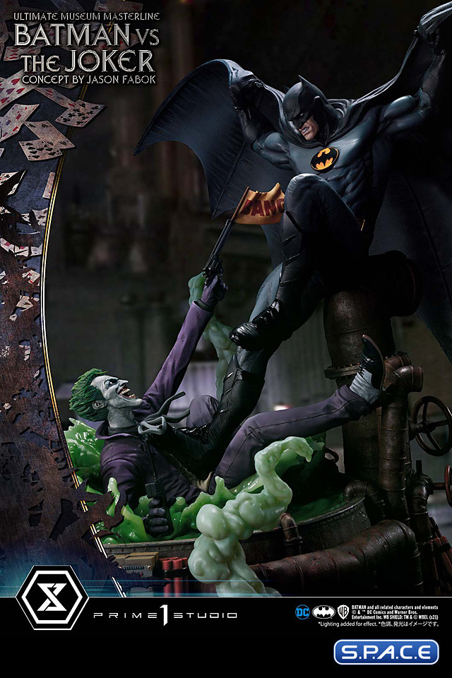 1/3 Scale Batman vs. The Joker �Concept by Jason Fabok� Ultimate Museum Masterline Statue (DC Comics)