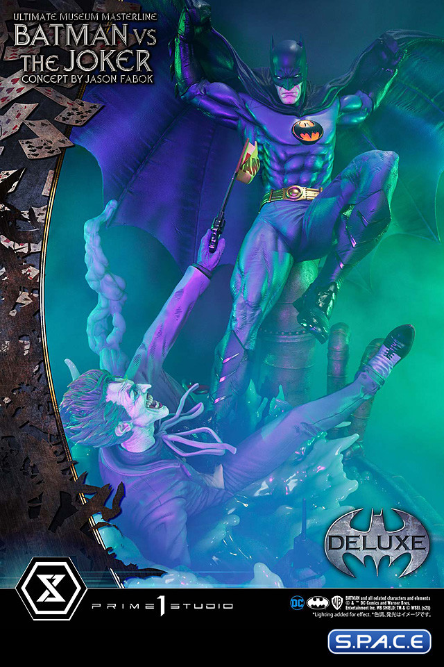 1/3 Scale Batman vs. The Joker Concept by Jason Fabok Deluxe Ultimate Museum Masterline Statue - Bonus Version (DC Comics)