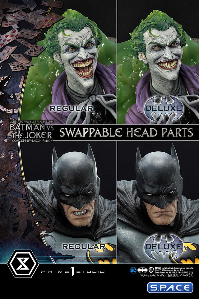 1/3 Scale Batman vs. The Joker Concept by Jason Fabok Deluxe Ultimate Museum Masterline Statue - Bonus Version (DC Comics)