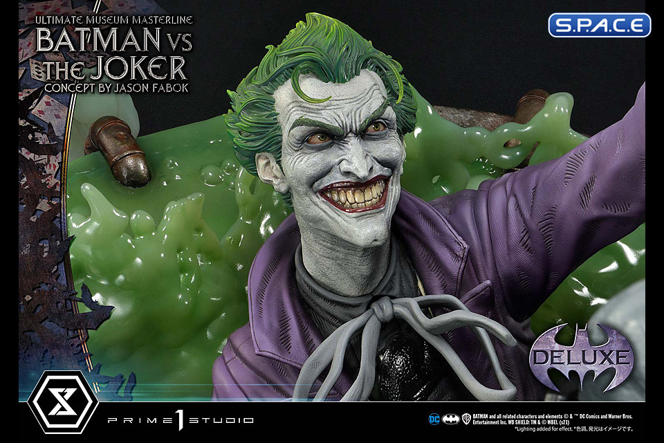 1/3 Scale Batman vs. The Joker Concept by Jason Fabok Deluxe Ultimate Museum Masterline Statue - Bonus Version (DC Comics)