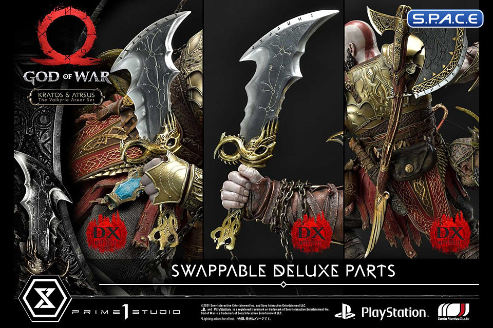1/4 Scale Kratos & Atreus �The Valkyrie Armor Set� Deluxe Ultimate Premium Masterline Statue (God of War)