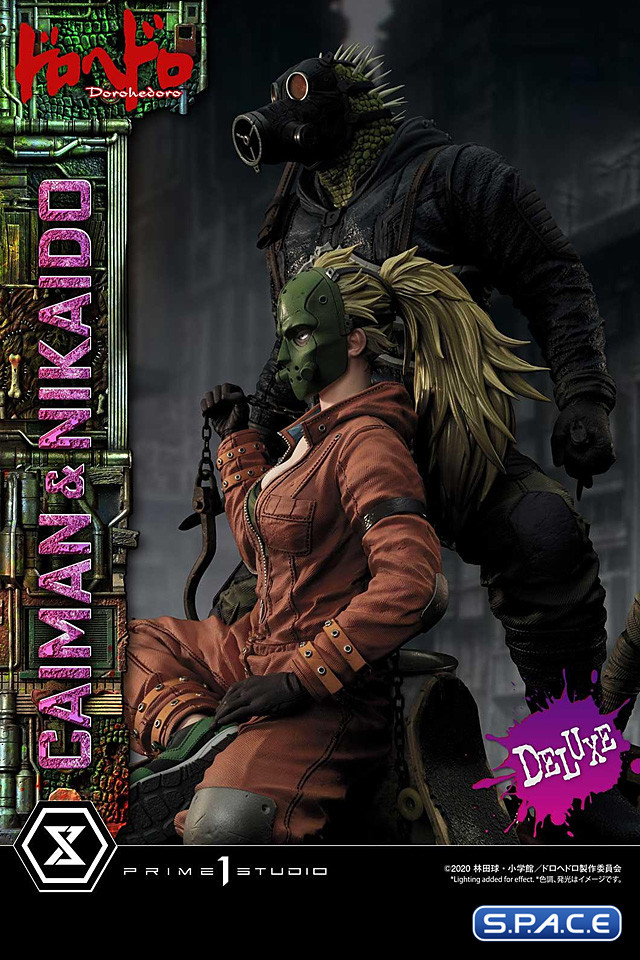 1/4 Scale Caiman & Nikaido Deluxe Version Ultimate Premium Masterline Statue (Dorohedoro)