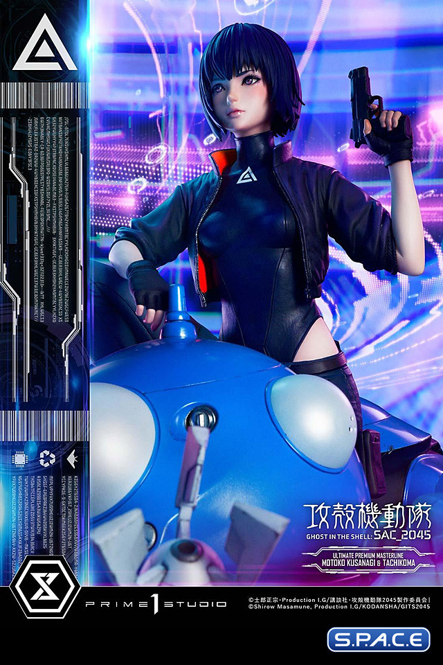 1/4 Scale Motoko Kusanagi & Tachikoma Ultimate Premium Masterline Statue - Bonus Version (Ghost in the Shell: SAC_2045)