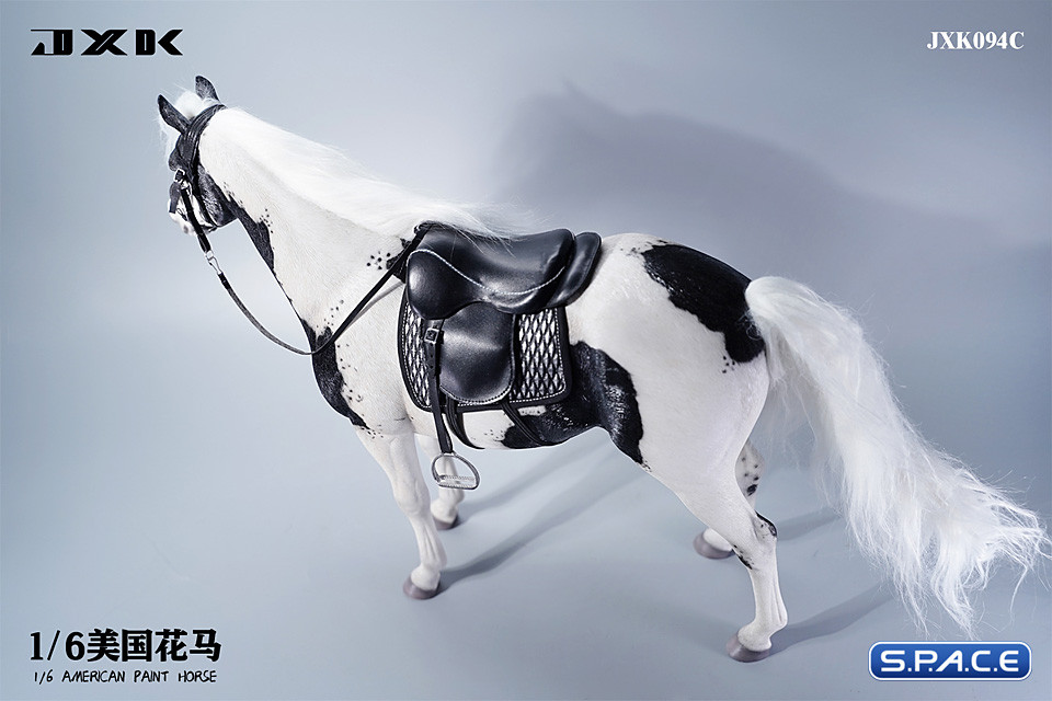 1/6 Scale American Paint Horse (black)