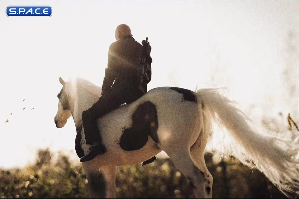 1/6 Scale American Paint Horse (black)