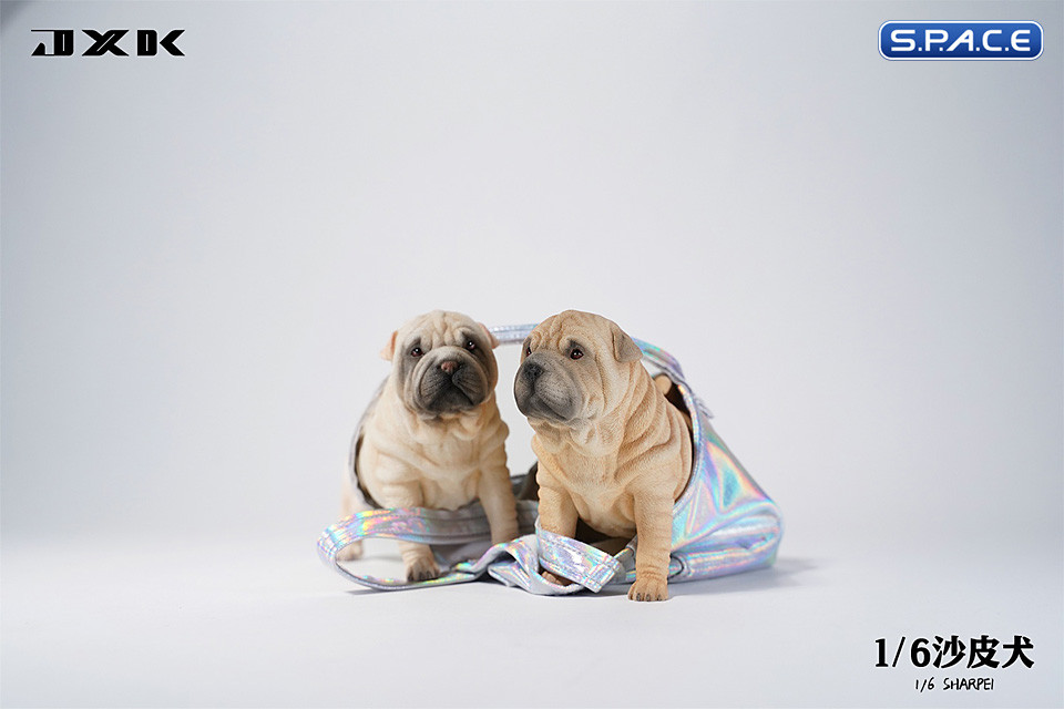 1/6 Scale Shar-Pei (light brown)