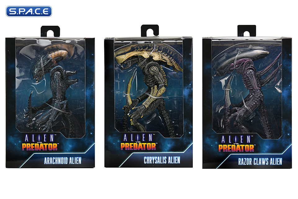 3er Komplettsatz: Alien vs. Predator Movie Deco Serie 1 (Alien vs. Predator)