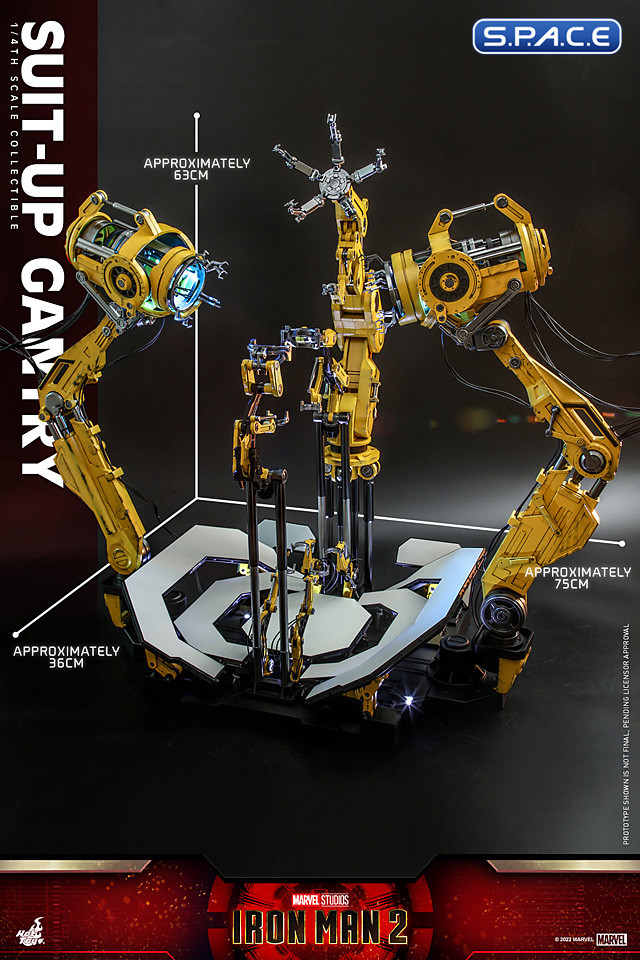 1/4 Scale Suit-Up Gantry Accessory Collectible Set ACS012 (Iron Man 2)